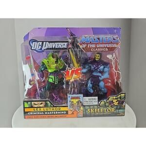 Mattel DC TRU Masters Of The Universe Classics Lex Luthor vs Skeletor MOTU Matty